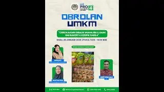 OBROLAN UMKM  PRO4 PEKANBARU EDISI RABU 28 Januari 2026