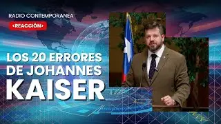 Johannes KAISER demuestra su FALTA de PREPARACI&Oacute;N  de cara a la carrera PRESIDENCIAL (@soyelmax9)