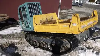 Yanmar C50R-3C Crawler Carrier on Snowy Slope