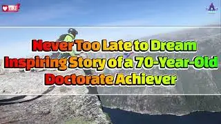Never Too Late to Dream: Inspiring Story of a 70-Year-Old Doctorate Achiever | Motivational Video