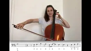 A Whole New World - Aladdin (Fingerings) Cello tutorial