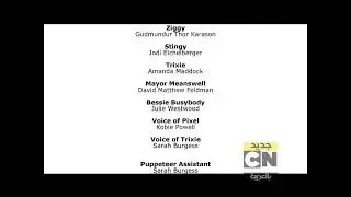 Lazytown nick jr credits on cartoon network arabic