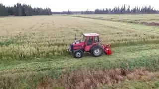 Valmet 505 & Tarmo KM220 flail mower