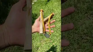 Como fazer um estilingue #diy #divers&atilde;o #raiz #infancia