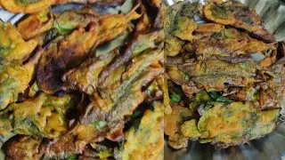 पालक का कुरकुरा पकौड़े बनाने की विधि Breakfast Recipe