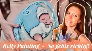 Was muss ich beim Belly Painting beachten/ Vorbereitung und Malprozess auf Teneriffa