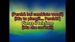Domenico Modugno - Piange il telefono - (voce bambina) - KARAOKE