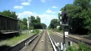 F&uuml;hrerstandsmitfahrt S-Bahn Berlin Zehlendorf - Feuerbachstra&szlig;e