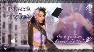 BACK TO SCHOOL VLOG | First week at FASHION COLLEGE 
