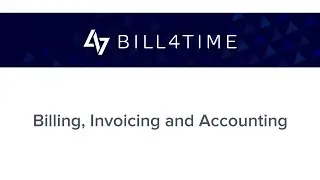 Bill4Time:   Billing, Invoicing and Accounting