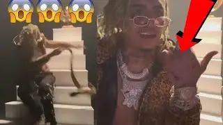 Lil Pump Bit By A Snake😱😱😱