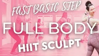 FAST Basic Step Aerobics And FULL BODY HIIT Sculpt ➡️ Workouts For Women Over 40