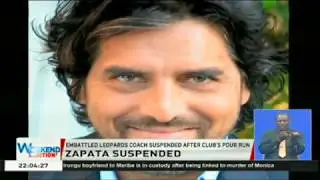 Embattled Leopards coach suspended after club's pour run