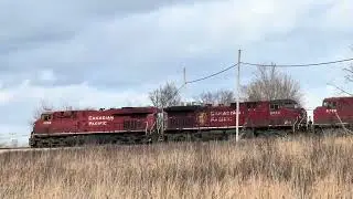 CP 8852 w/ KCS Power & CSX Law Enforcement Unit Leads CSX B646-27 on 12/28/25
