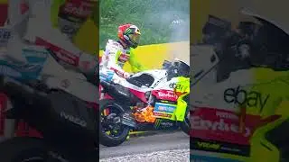 Di Giannantonio's bike goes up in flames! | 2025 Austrian GP