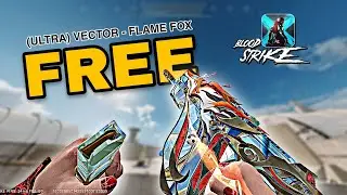 FREE VECTOR - FLAME FOX ULTRA SKIN IN BLOODSTRIKE!🔥😱