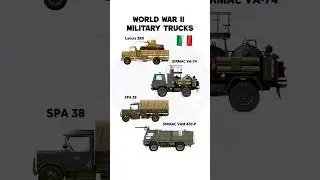 LEGENDARY ITALIAN MILITARY TRUCKS 🚚 Lancia 3RO vs SIRMAC VA-74 vs SPA 38 vs VAM 420-P