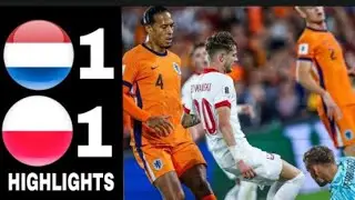 Netherlands vs Poland 1-1 Highlights & Goals | FIFA World Cup Qualifications 2026