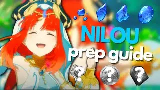 All NILOU materials needed to LEVEL to 90 and LV 10 talents | Genshin Impact 3.1