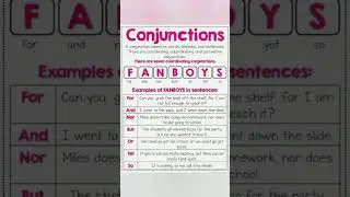 conjunction | what is conjunction | conjunction words | what is conjunction in english grammar |