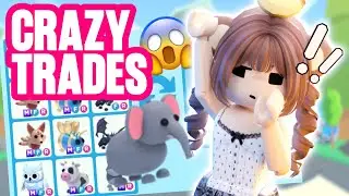 CRAZY TRADES in Roblox ADOPT ME?!! | Upgrading 20+!! 😱🩷