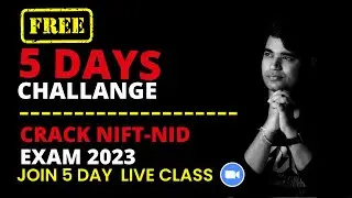 Nift Entrance Exam Preparation in Hindi | Free NIFT online coaching on Youtube MON-wED-FRIDAY 8-9 PM