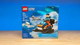 Speed Build of LEGO Arctic Explorer Snowmobile
