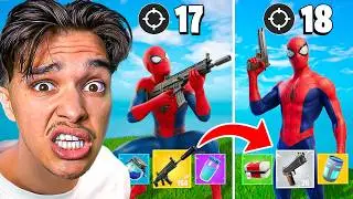 Fortnite mais je dois &Eacute;CHANGER ma SEULE ARME &agrave; chaque KILL !