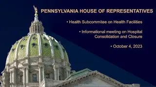 Penn's Experts Testify About Health Market Consolidations