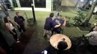 Security Guard Removes Guy From Club