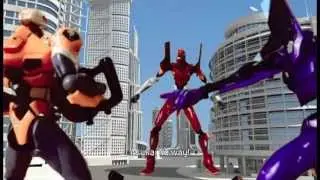 Evangelion vs Transformers Stop Motion: Battle Scene