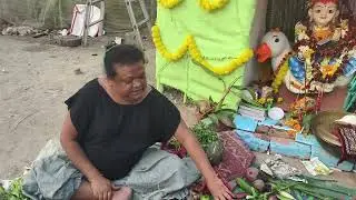 মা সরস্বতী ভোগের আয়োজন। #friendlyᥫᩣシ #subscribe #friends #comment #tending #flowers #everyone 