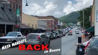 Masks mandatory indoors in Boone again
