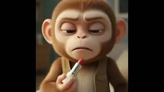 Monkey makeup🐵💄