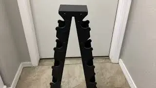 Dumbbell Weight Rack Stand Only, 5 Tier A Frame Compact Dumbbells Holder Review, great and sturdy