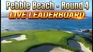 AT&T Pebble Beach Pro-Am - Round 4 - Golf Live Leaderboard - PGA Tour 15.2.2026