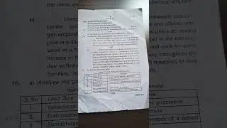 7th Class Social SA2 question paper 📃 Annual exam 2025