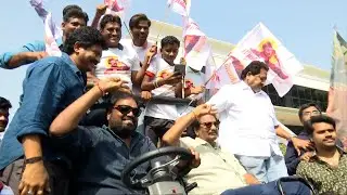 Bholaa Shankar Team & Fans Huge Rally | #GPSthoBholaaShankar | Meher Ramesh | Filmyfocus.com