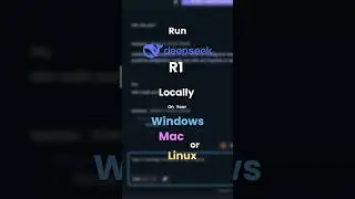 How to Run DeepSeek R1 Locally on Windows, Mac or Linux (FREE)