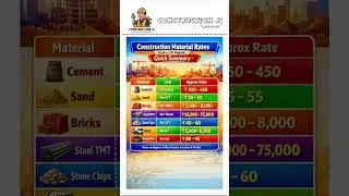 construction material के आज के rates #gk #shortsfeed #shorts #viral #trending #motivation #music