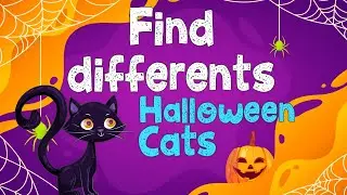 Find The Difference | Halloween cats | HOW GOOD ARE YOUR EYES? | Puzzle Test Pay Attention