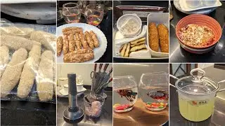 Ramadan Special Chicken Cheese Fingers Recipe | New Frying Pots | Hand Blender Review