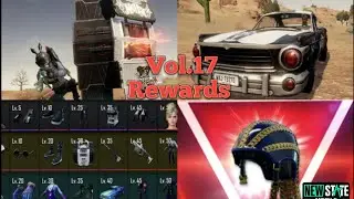 Survivor Pass Volume 17 All Rewards -  New State Mobile