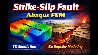 Modeling Strike-Slip Faults with Abaqus | Finite Element Earthquake Simulation