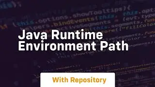 java runtime environment path