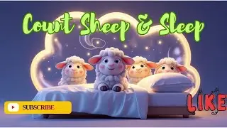 Count the Little Sheep 🐑 | Sweet Bedtime Lullaby for Kids 🌙 Sleep Song for Toddlers