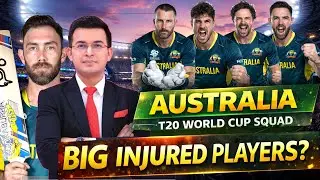Australia T20 World Cup Squad 2026 Announced | Mitchell Marsh Captain | Injured Players Update