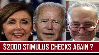 $2000 STIMULUS CHECKS AGAIN AND $15 PER HOUR  (Joe Biden and Nancy Pelosi)