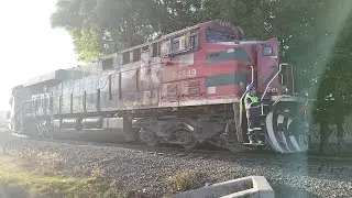 FERROMEX en territorio sur haciendo servicio en 