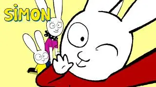 Here comes Simon 🎶  | Simon's song ❤️🐰🤍 | Song for kids Music from opening credits | Nursery Rhymes